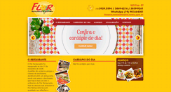 Desktop Screenshot of florestaurante.com.br